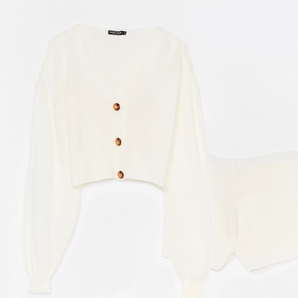 Cropped cardigan